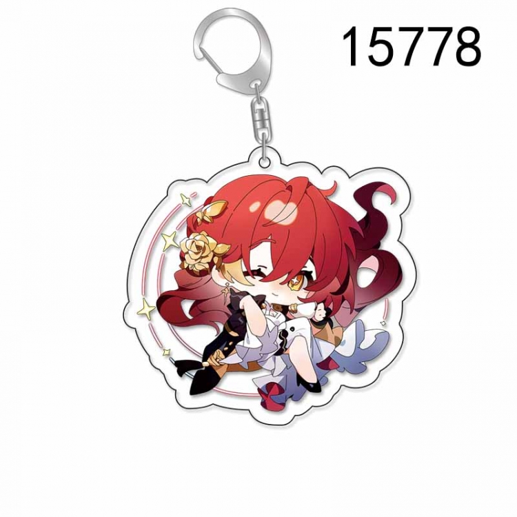 Honkai: Star Rail Anime Acrylic Keychain Charm price for 5 pcs
