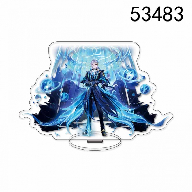 Genshin Impact Anime characters acrylic Standing Plates Keychain 15CM