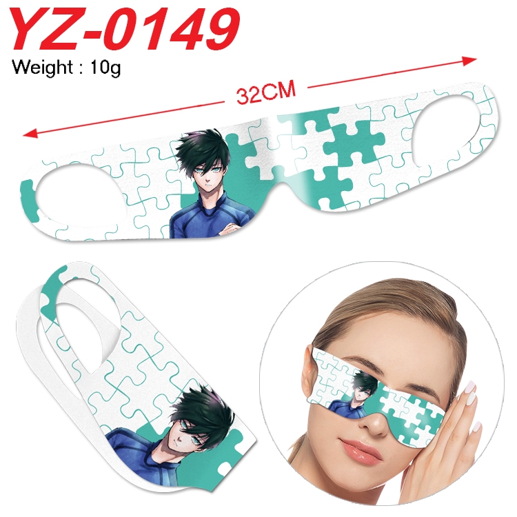 BLUE LOCK Anime digital printed eye mask eye patch 32cm price for 5 pcs