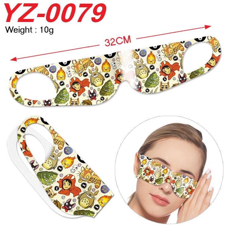 TOTORO Anime digital printed eye mask eye patch 32cm price for 5 pcs