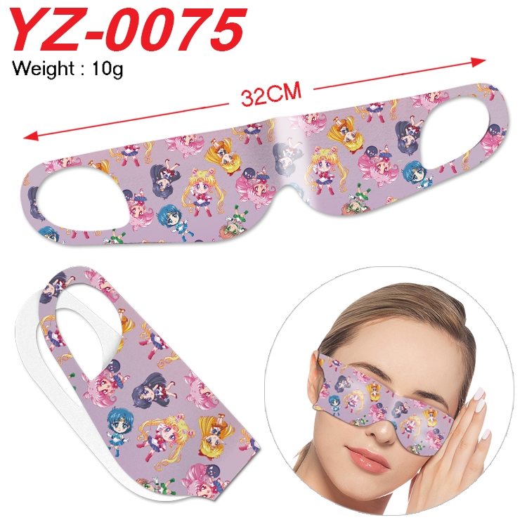 sailormoon Anime digital printed eye mask eye patch 32cm price for 5 pcs