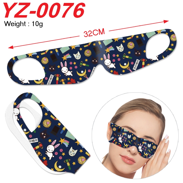 sailormoon Anime digital printed eye mask eye patch 32cm price for 5 pcs