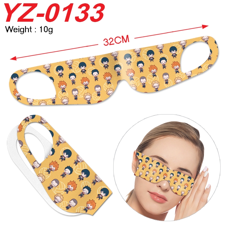 Haikyuu!! Anime digital printed eye mask eye patch 32cm price for 5 pcs