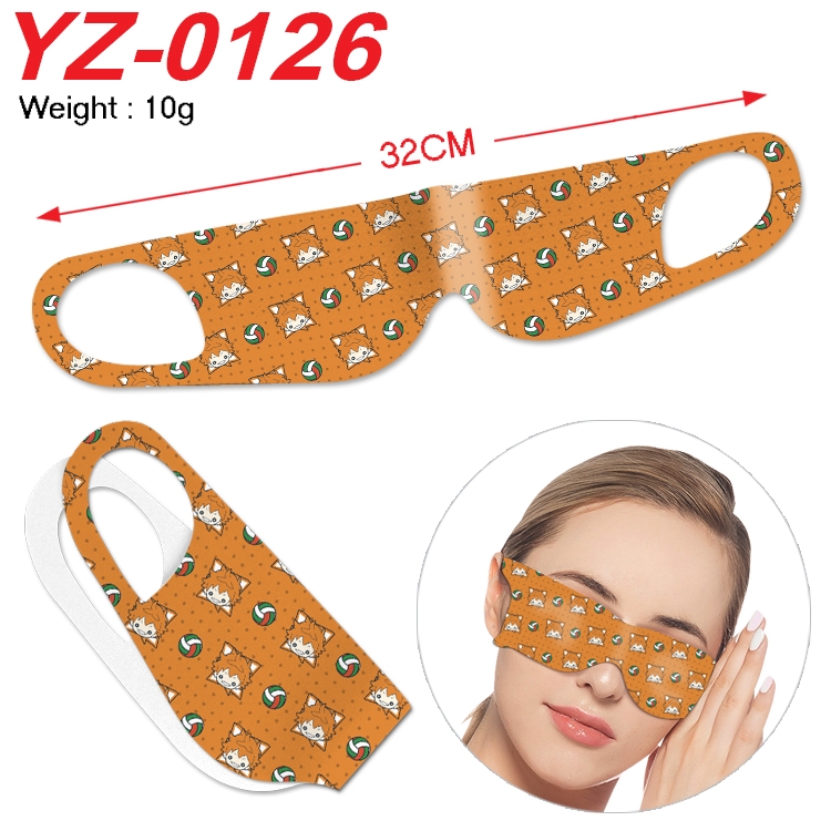 Haikyuu!! Anime digital printed eye mask eye patch 32cm price for 5 pcs