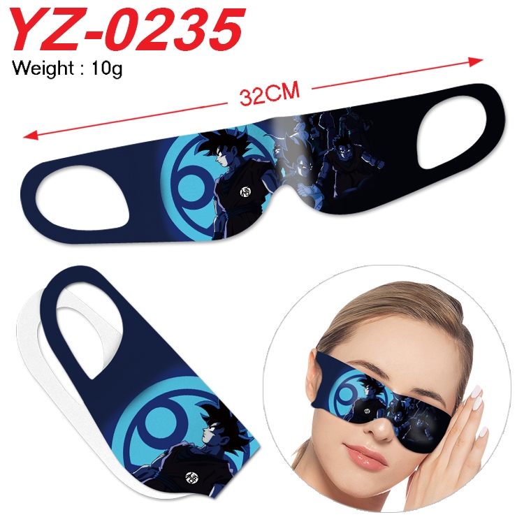 DRAGON BALL Anime digital printed eye mask eye patch 32cm price for 5 pcs