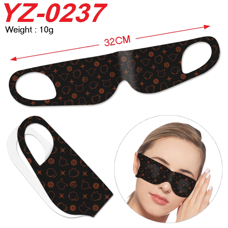 DRAGON BALL Anime digital printed eye mask eye patch 32cm price for 5 pcs