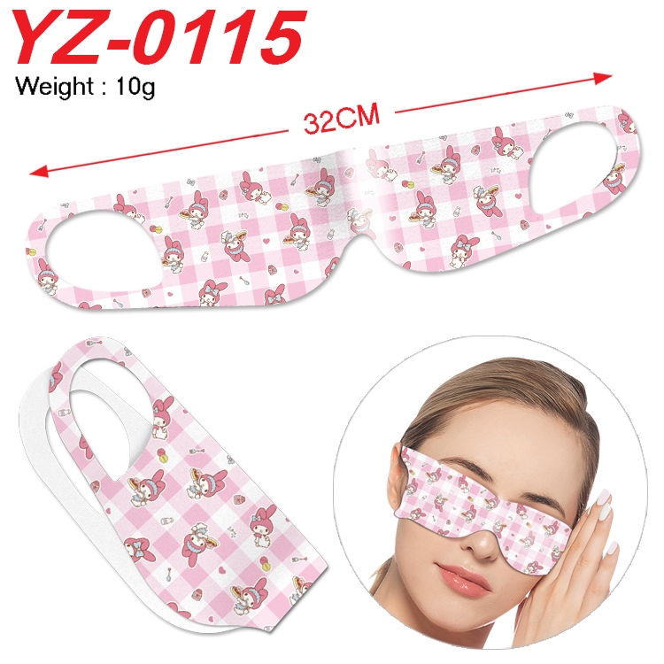 sanrio Anime digital printed eye mask eye patch 32cm price for 5 pcs