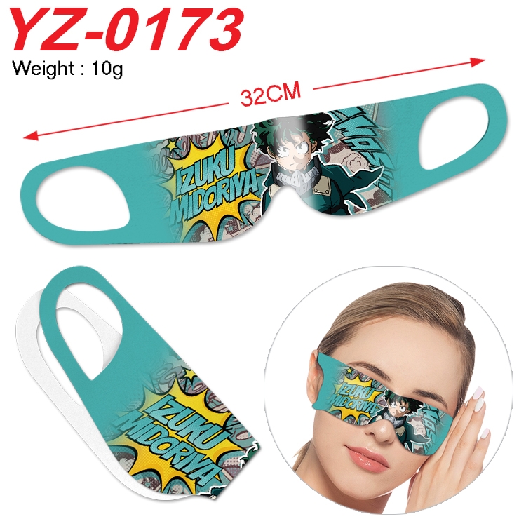 My Hero Academia Anime digital printed eye mask eye patch 32cm price for 5 pcs