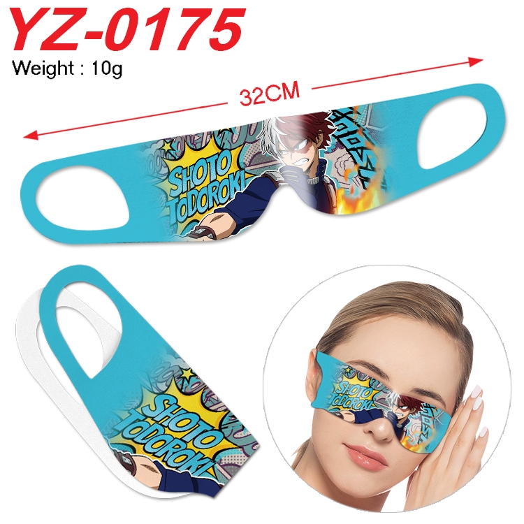 My Hero Academia Anime digital printed eye mask eye patch 32cm price for 5 pcs