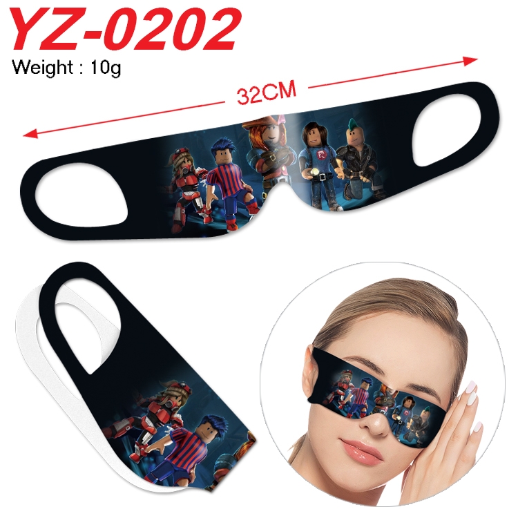 Roblox Anime digital printed eye mask eye patch 32cm price for 5 pcs