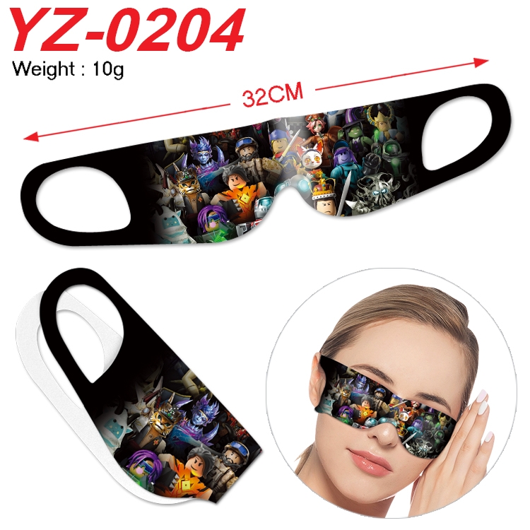 Roblox Anime digital printed eye mask eye patch 32cm price for 5 pcs