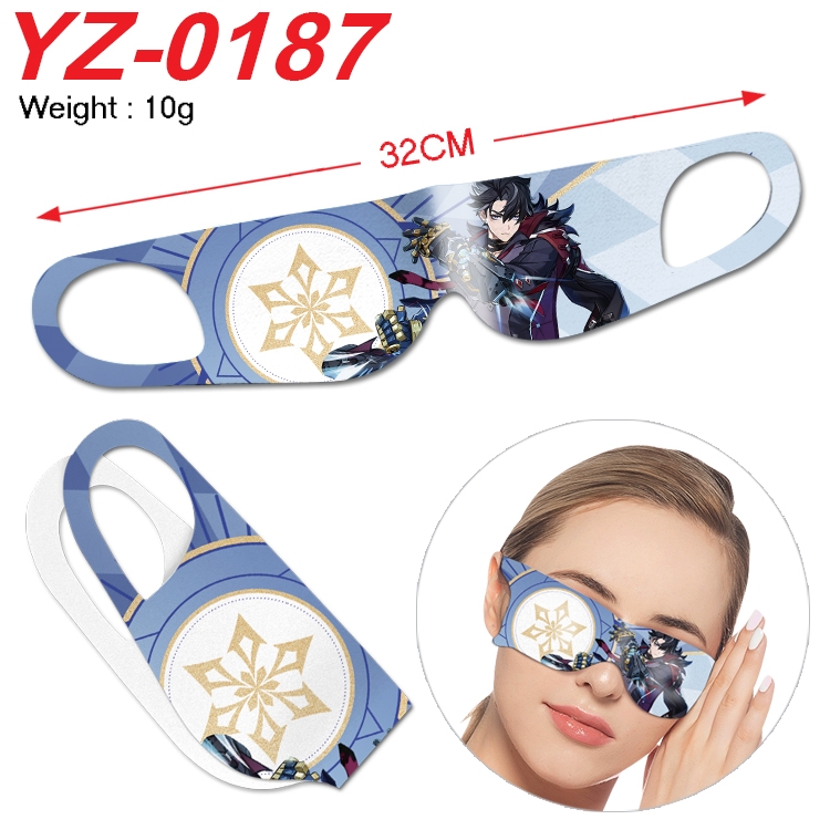 Jujutsu Kaisen Anime digital printed eye mask eye patch 32cm price for 5 pcs