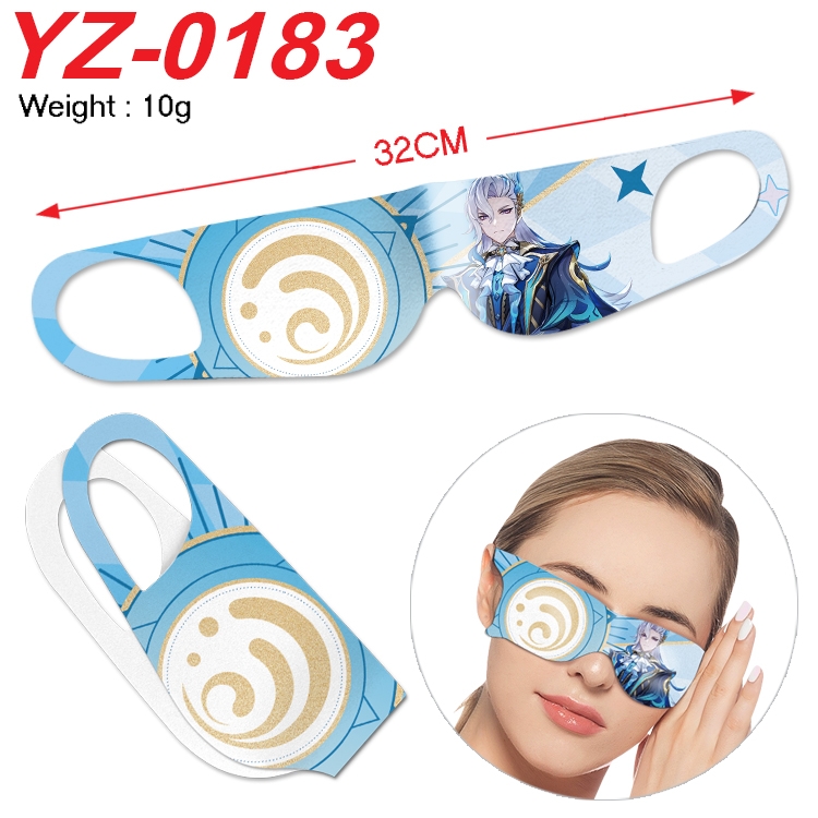 Jujutsu Kaisen Anime digital printed eye mask eye patch 32cm price for 5 pcs