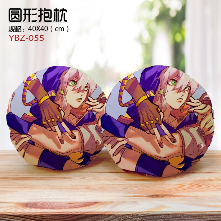 JoJos Bizarre Adventure Personalized fine plush circular pillow 40X40CM supports customization according to pictures