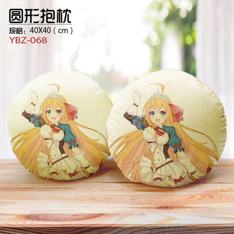 Re:Dive Personalized fine plush circular pillow 40X40CM supports customization according to pictures