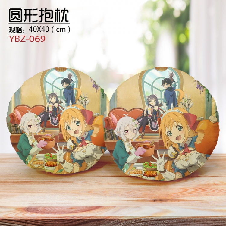 Re:Dive Personalized fine plush circular pillow 40X40CM supports customization according to pictures