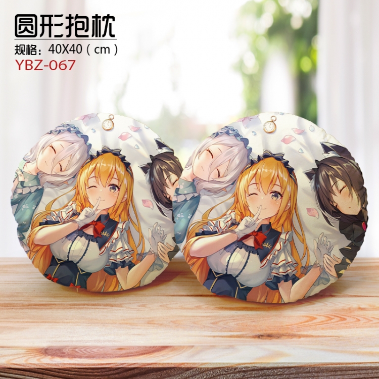 Re:Dive Personalized fine plush circular pillow 40X40CM supports customization according to pictures