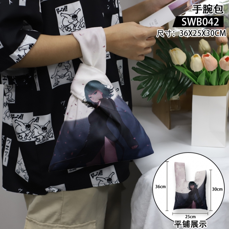One Punch Man Anime peripheral wrist bag 36x25x30cm