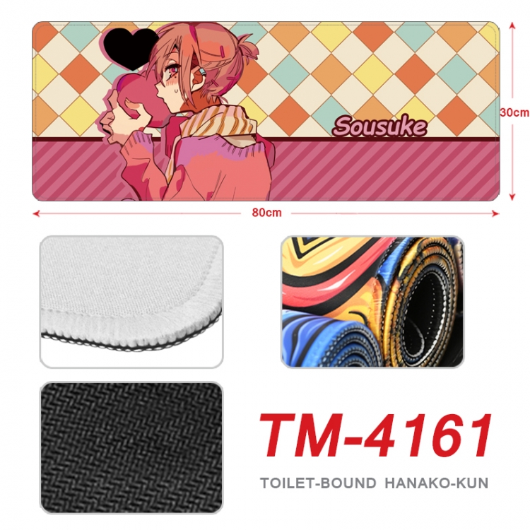 Toilet-bound Hanako-kun Anime peripheral new lock edge mouse pad 80X30cm  