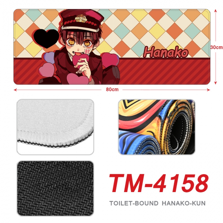Toilet-bound Hanako-kun Anime peripheral new lock edge mouse pad 80X30cm  