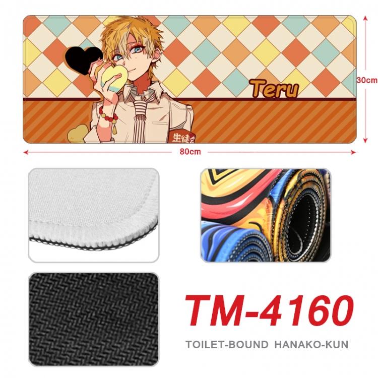 Toilet-bound Hanako-kun Anime peripheral new lock edge mouse pad 80X30cm  