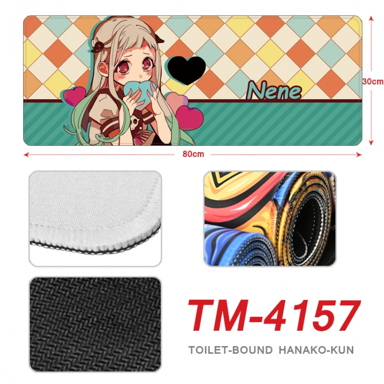 Toilet-bound Hanako-kun Anime peripheral new lock edge mouse pad 80X30cm  