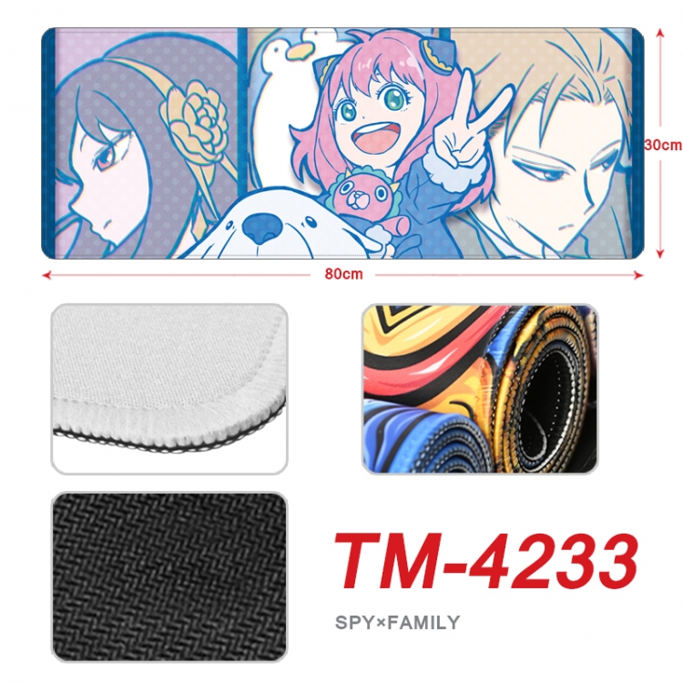 SPY×FAMILY Anime peripheral new lock edge mouse pad 80X30cm  