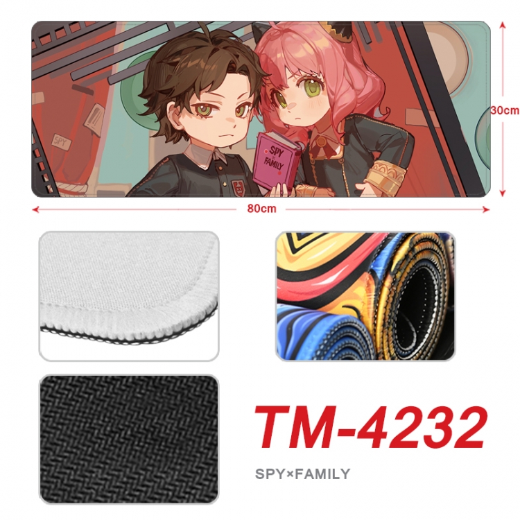 SPY×FAMILY Anime peripheral new lock edge mouse pad 80X30cm  