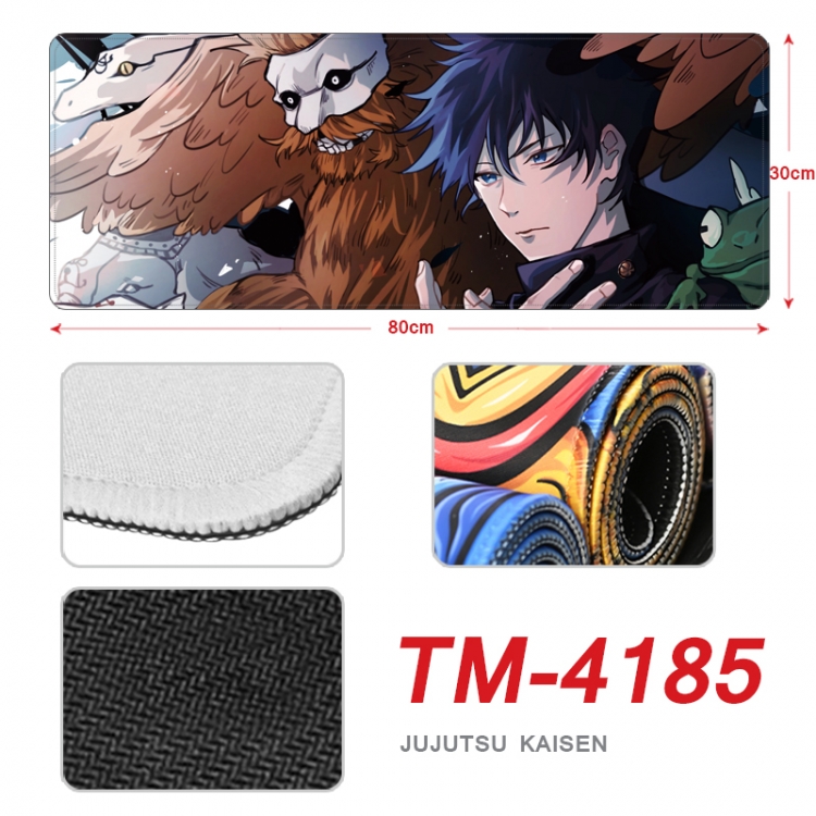 Jujutsu Kaisen Anime peripheral new lock edge mouse pad 80X30cm  