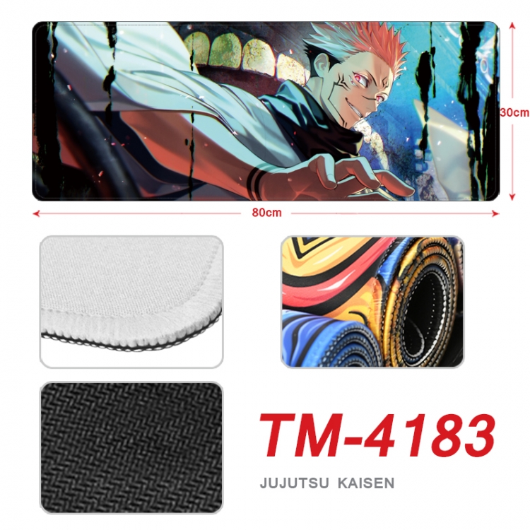 Jujutsu Kaisen Anime peripheral new lock edge mouse pad 80X30cm