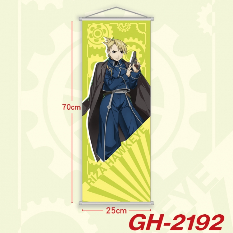 Fullmetal Alchemist Plastic Rod Cloth Small Hanging Canvas Painting Wall Scroll 25x70cm price for 5 pcs