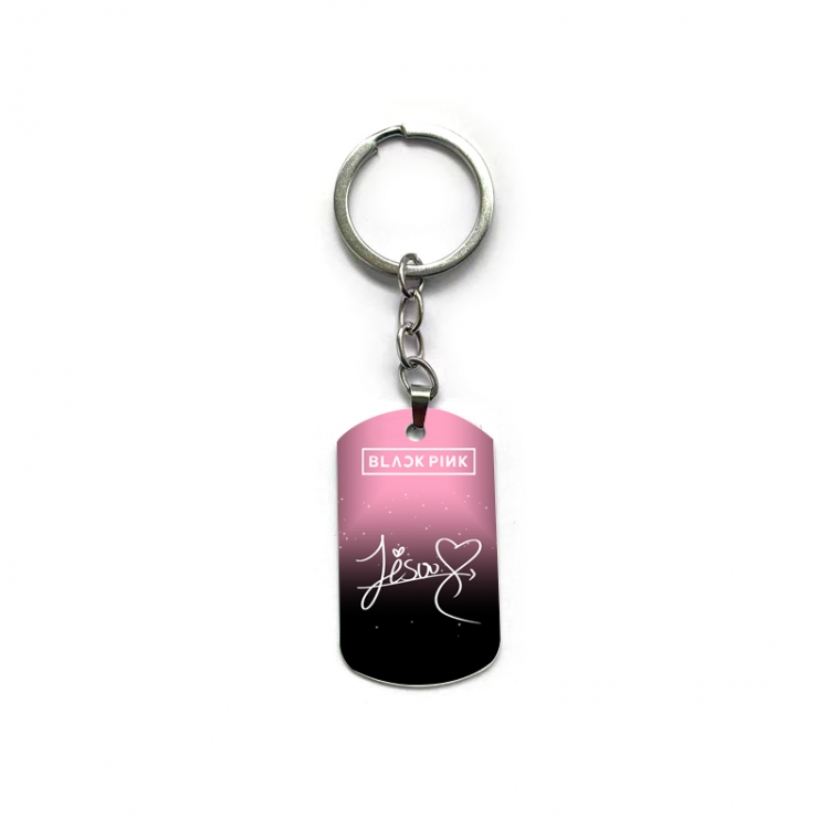 BLACK PINK Anime double-sided full-color printed keychain price for 5 pcs