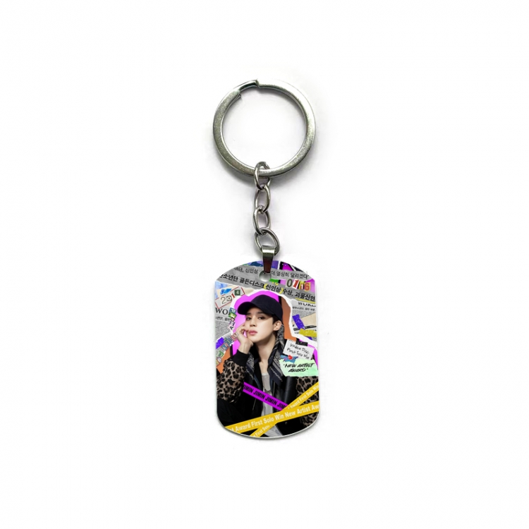 BTS Anime double-sided full-color printed keychain price for 5 pcs