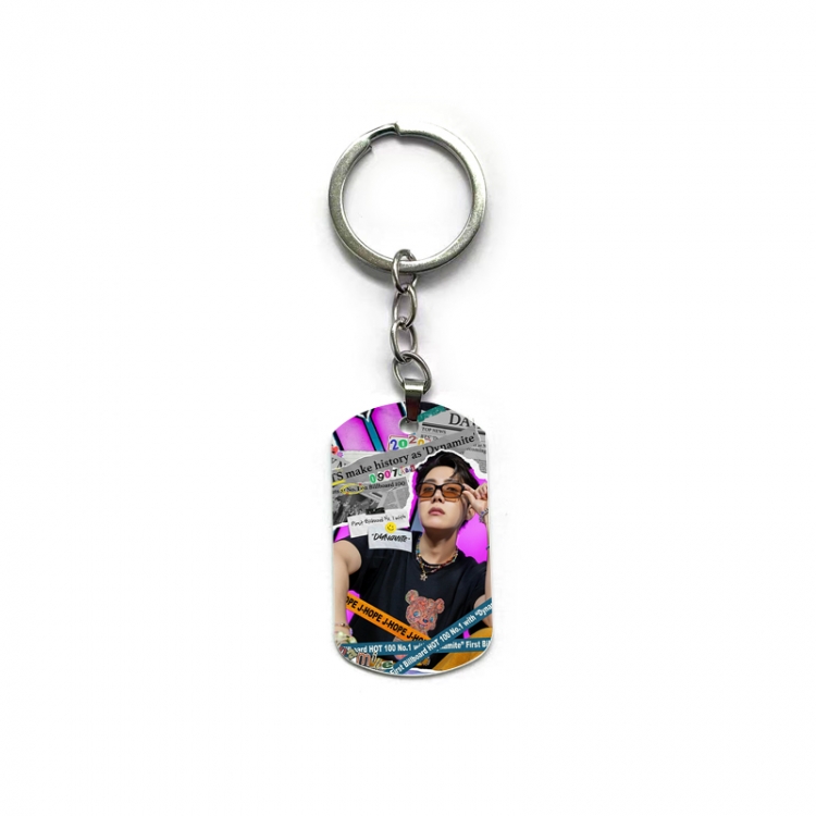 BTS Anime double-sided full-color printed keychain price for 5 pcs