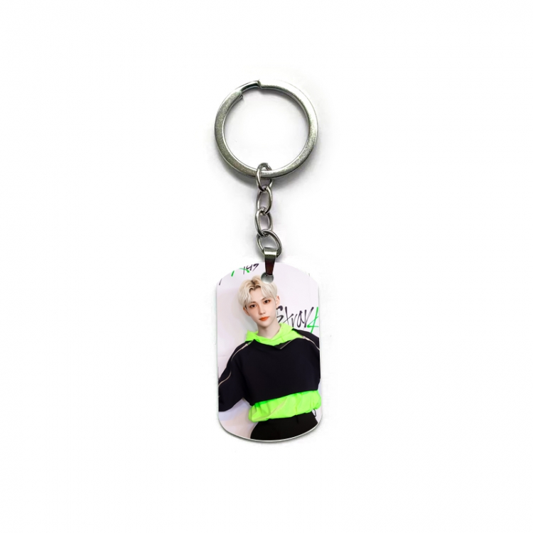 stray-kids Anime double-sided full-color printed keychain price for 5 pcs