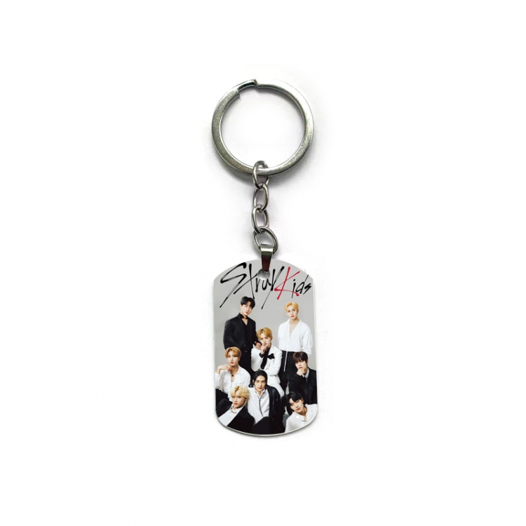 stray-kids Anime double-sided full-color printed keychain price for 5 pcs