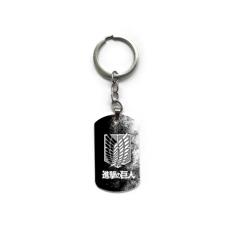 Shingeki no Kyojin Anime double-sided full-color printed keychain price for 5 pcs