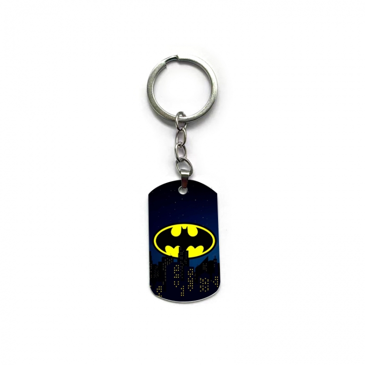 Batman Anime double-sided full-color printed keychain price for 5 pcs