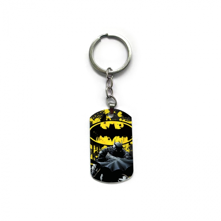 Batman Anime double-sided full-color printed keychain price for 5 pcs