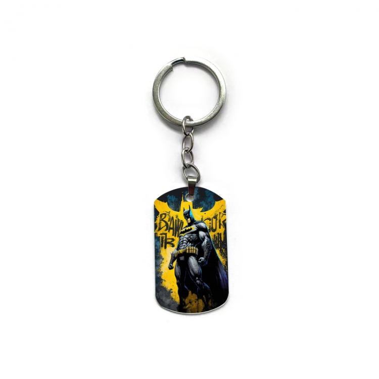 Batman Anime double-sided full-color printed keychain price for 5 pcs