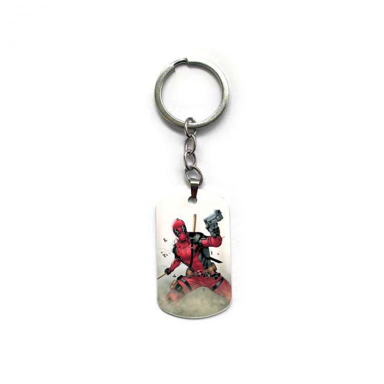 Deadpool Anime double-sided full-color printed keychain price for 5 pcs