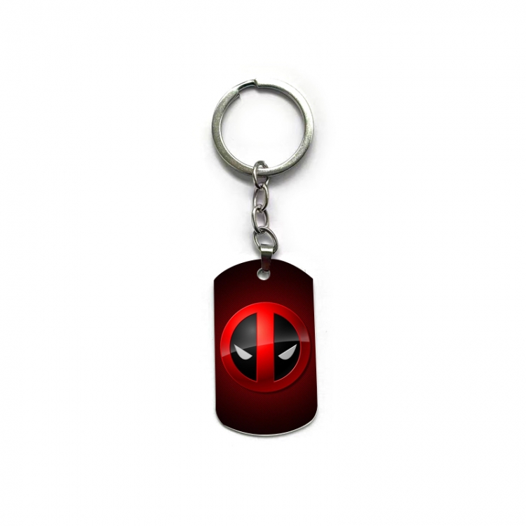 Deadpool Anime double-sided full-color printed keychain price for 5 pcs