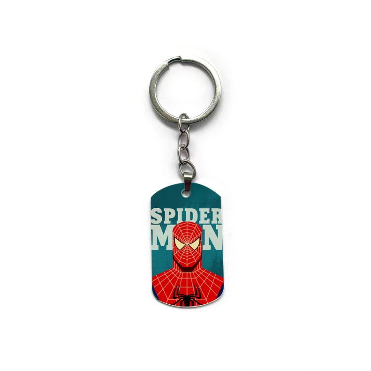 Spiderman Anime double-sided full-color printed keychain price for 5 pcs