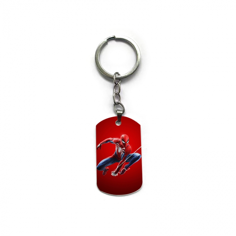 Spiderman Anime double-sided full-color printed keychain price for 5 pcs