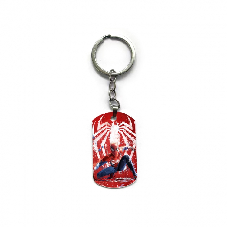 Spiderman Anime double-sided full-color printed keychain price for 5 pcs