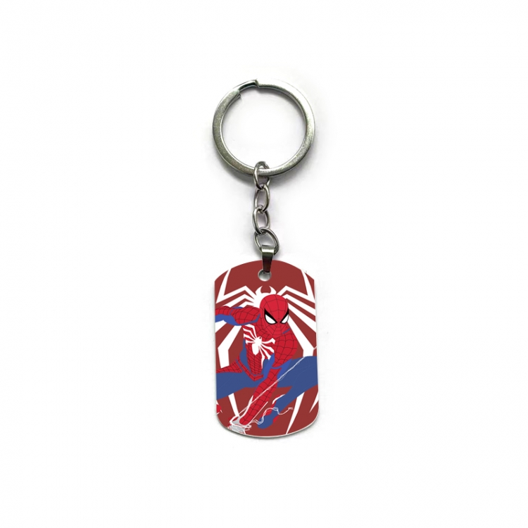 Spiderman Anime double-sided full-color printed keychain price for 5 pcs
