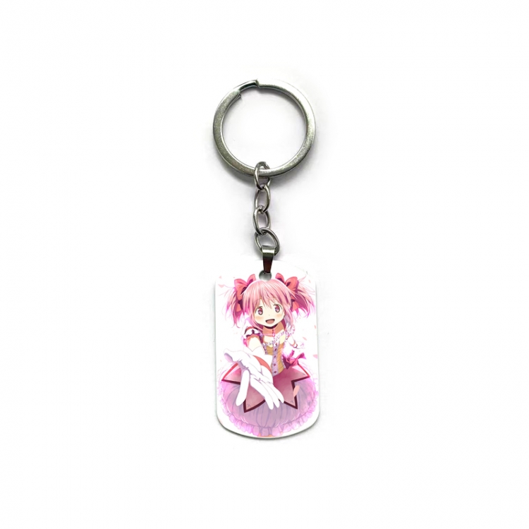 Magical Girl Madoka of the Magus Anime double-sided full-color printed keychain price for 5 pcs