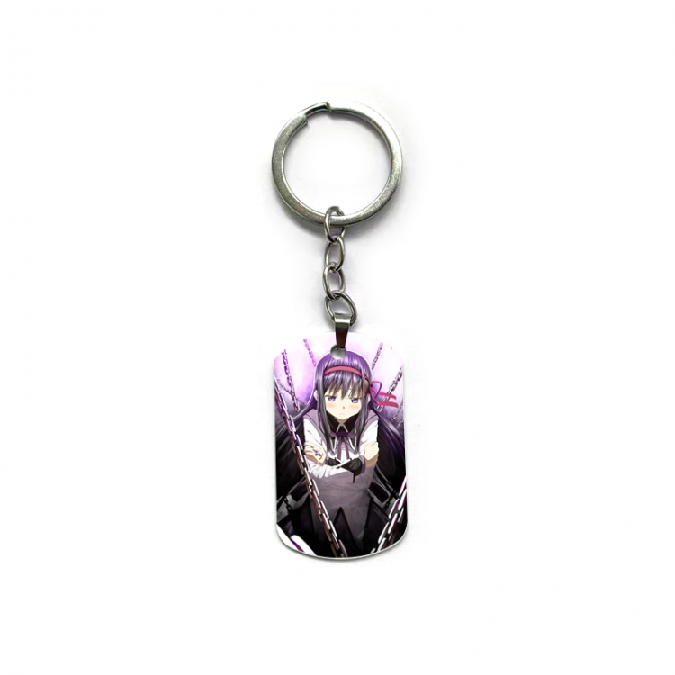 Magical Girl Madoka of the Magus Anime double-sided full-color printed keychain price for 5 pcs