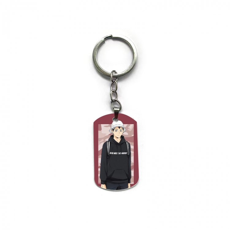 Haikyuu!! Anime double-sided full-color printed keychain price for 5 pcs