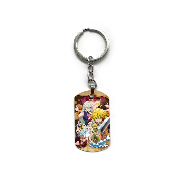 The Seven Deadly Sins Anime double-sided full-color printed keychain price for 5 pcs